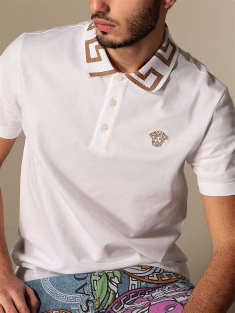 polo versace homme prix|versace collection men shirt.